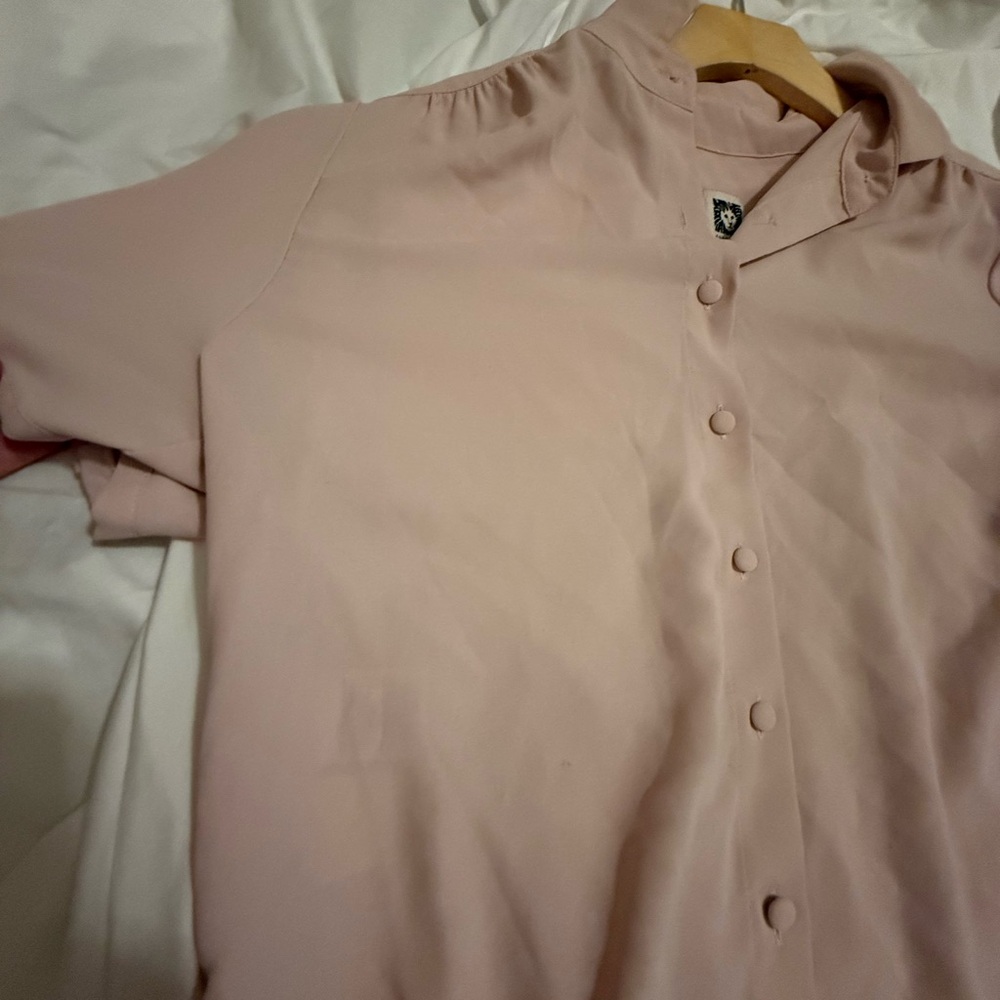 Pink Button-Up Blouse - Picture 2 of 6